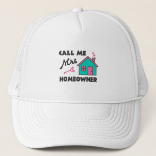 Casquette Fête de pendaison de crémaillère Appelez-moi Mme P