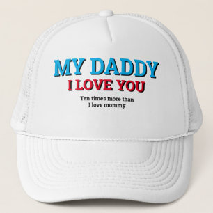 Casquette Fête des pères Idée cadeau MON JOUR JE T'AIME