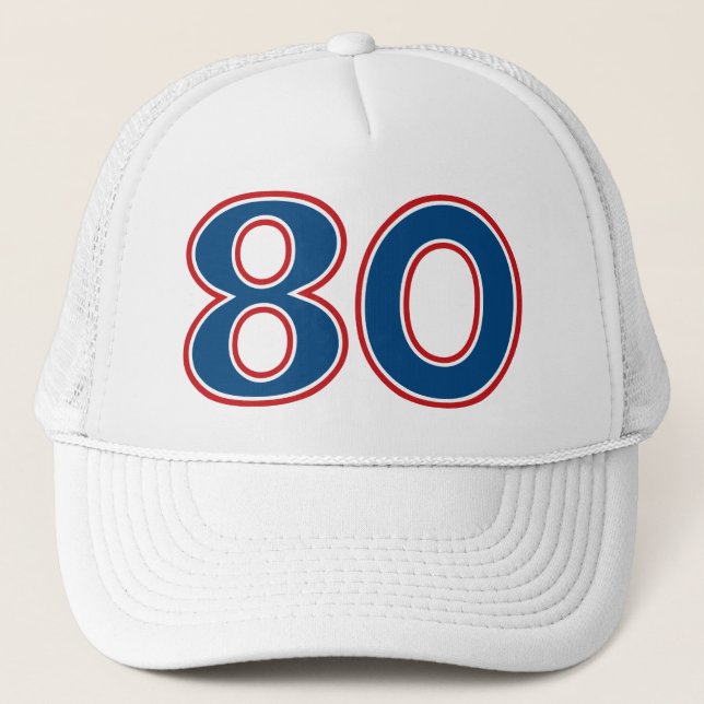 Casquette Fête du 80e anniversaire (Devant)
