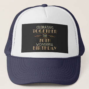 Casquette fête le 70e anniversaire