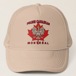 Casquette Feuille canadienne polonaise de Montréal