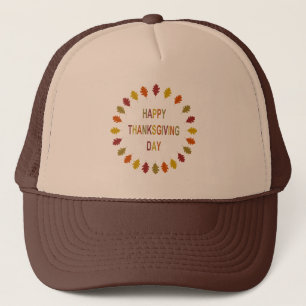 Casquette Feuilles de chêne de Thanksgiving