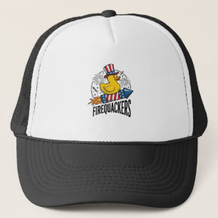 Casquette Feux d'artifice Canard Patriotique Conception de C