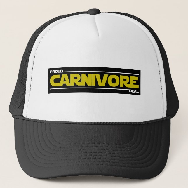 Casquette Fier Carnivore. Deal. (Devant)