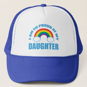 Casquette Fier de ma fille Gay pride arc-en-ciel Parent