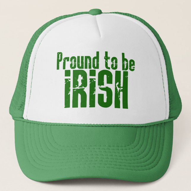 Casquette Fier d'être irlandais (Devant)