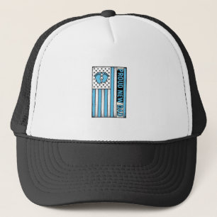 Casquette Fier Nouveau Papa Pieds de Bébé Drapeau Vector Des