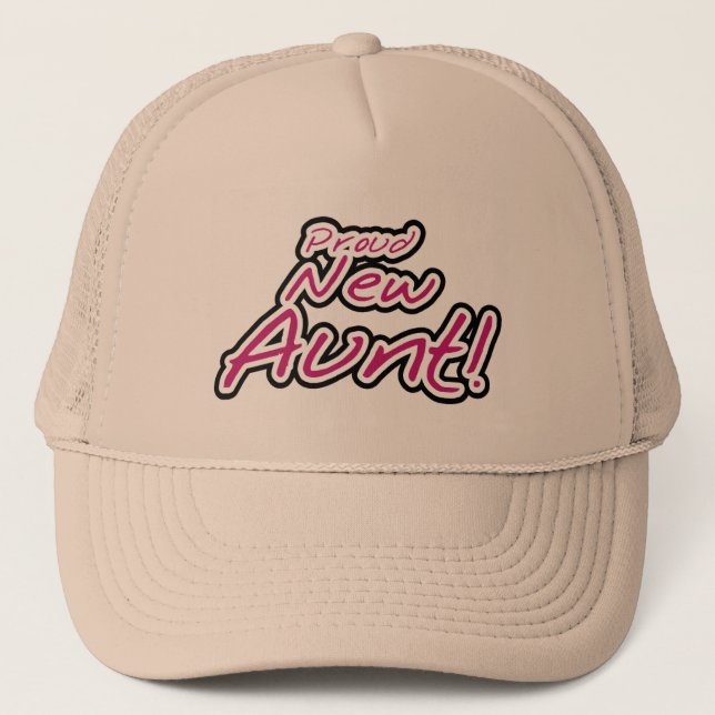 Casquette Fier T-shirts et cadeaux de la nouvelle tante (Devant)