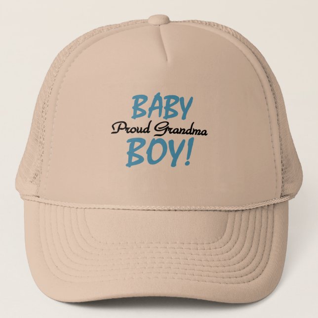 Casquette Fier T-shirts et cadeaux pour bébé grand-mère (Devant)