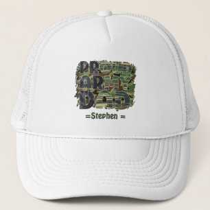 Casquette Fière armée papa design de camouflage