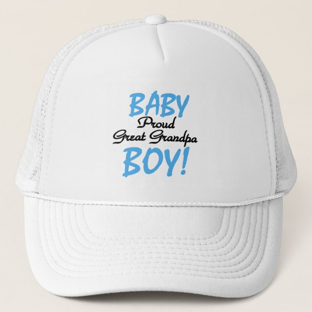 Casquette Fière Grand-Père de T-shirts et cadeaux de garçon (Devant)