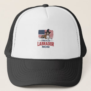 Casquette Fière mère Labrador Patriote Chien Halloween T-shi