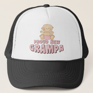 Casquette Fière nouvelle grand-père fille