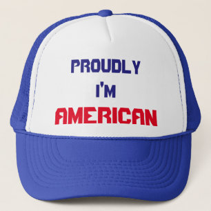 Casquette Fièrement je suis American Trucker Hat