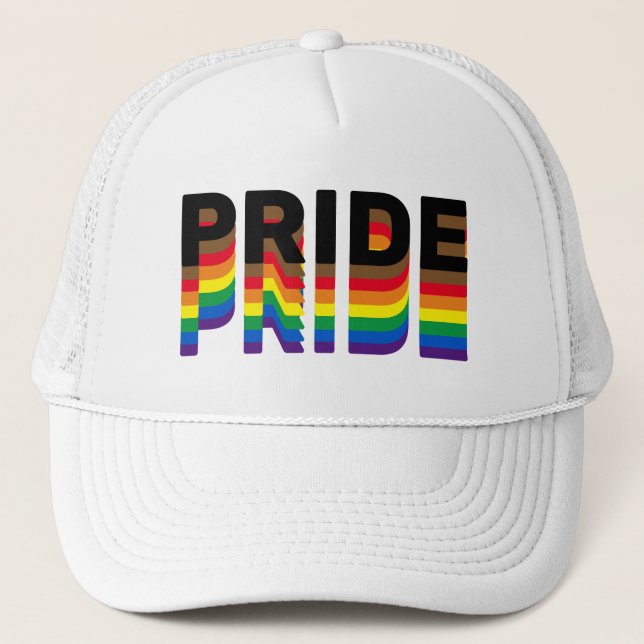 Casquette Fierté lgbt lgbtq gay rainbow diversité inclusion (Devant)