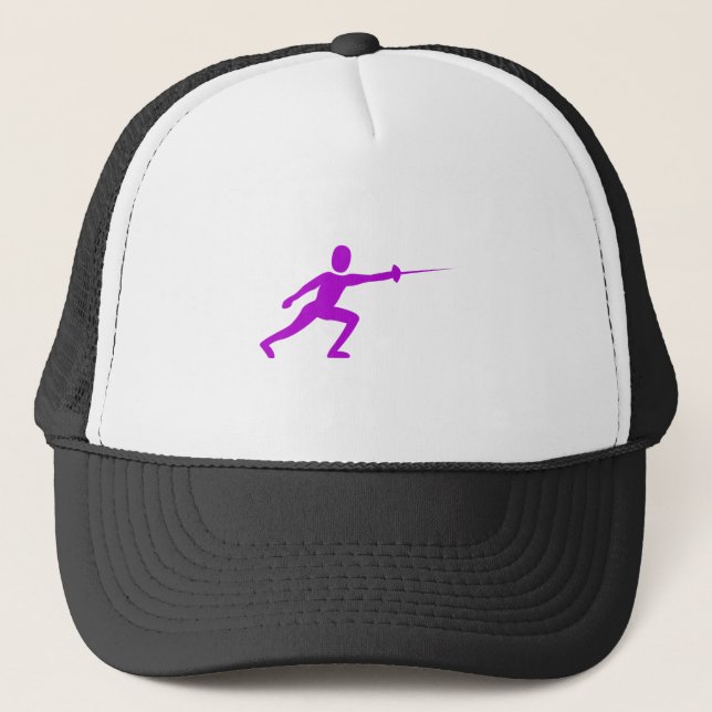 Casquette Figure de clôture - violet (Devant)