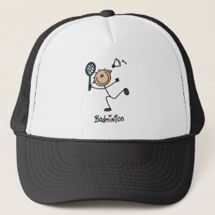 Casquette Figure de l'étiquette de badminton
