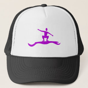 Casquette Figure de surf - violet