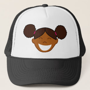 Casquette Fille aux Afro Puffs Visage