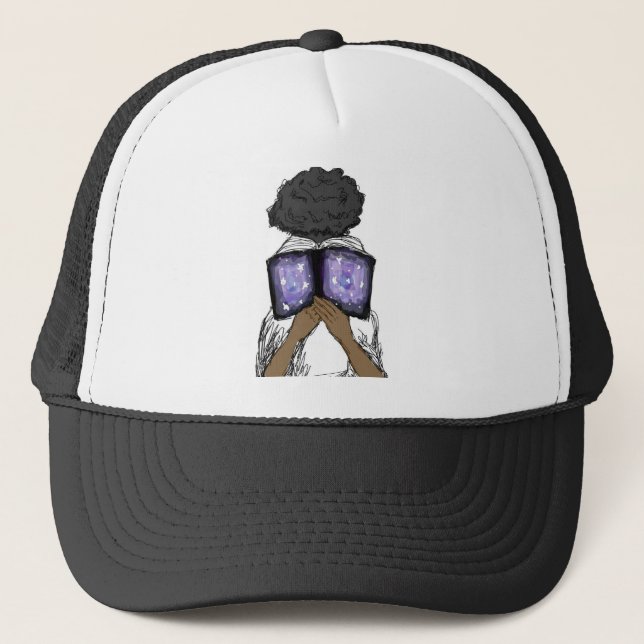 Casquette Fille avec la lecture d'Afro (Devant)