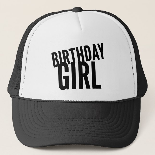 Casquette Fille d'anniversaire (Devant)