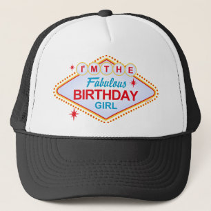 Casquette Fille d'anniversaire de Las Vegas