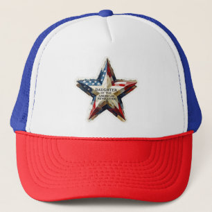 Casquette Fille de l'étoile de la Révolution américaine peig