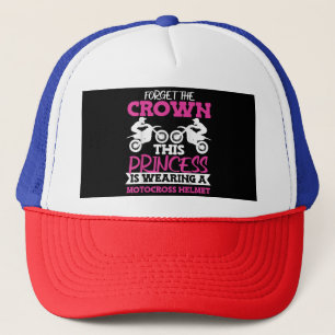 Casquette Fille de moto cross tout terrain