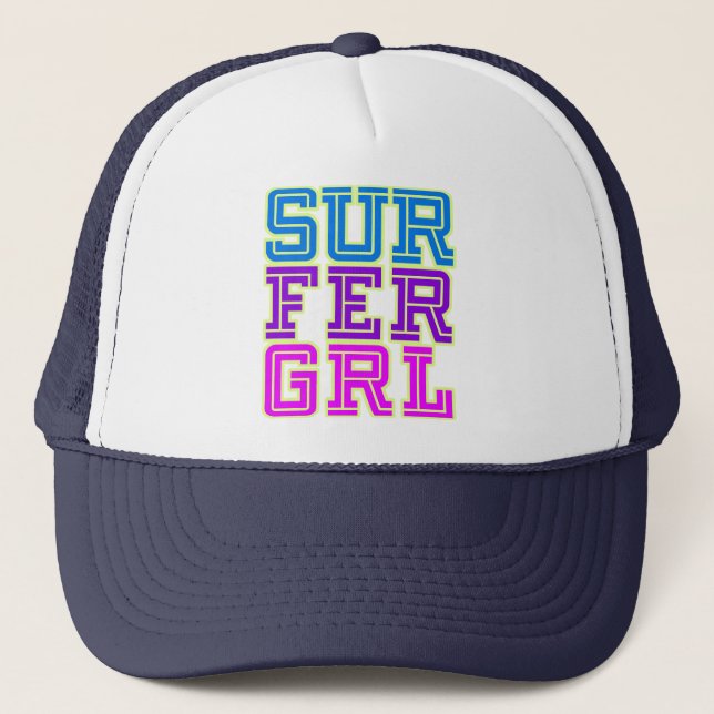 Casquette Fille de surfer (Devant)