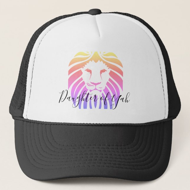 Casquette Fille de Yah Lion de Juda (Devant)