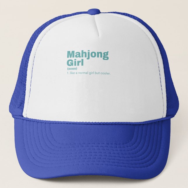 Casquette Fille - Mahjong (Devant)