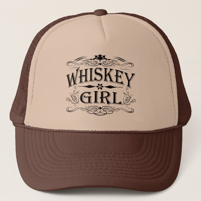 Casquette Fille rustique de whiskey (Devant)