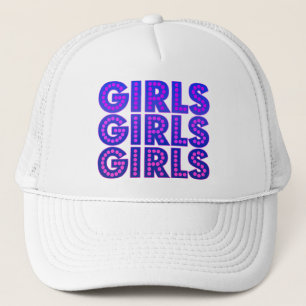 Casquette Filles Filles Filles Graphique