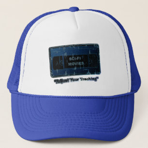 Casquette Films Sci-Fi - Réglez Votre Suivi Bleu