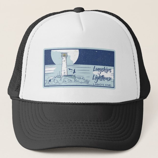Casquette Fin des terres du phare de Longships (Devant)