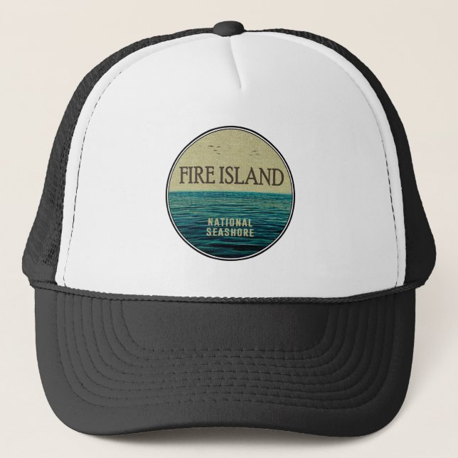Casquette Fire Island National Seashore New York Ocean Birds (Devant)