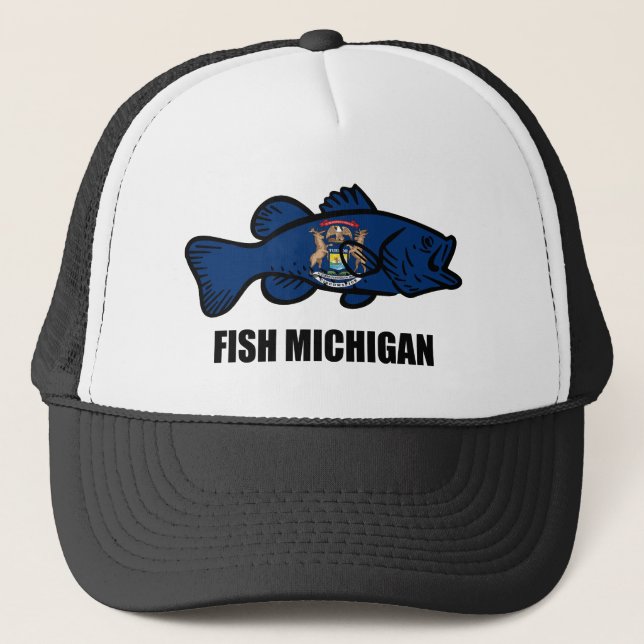 Casquette Fish Michigan (Devant)