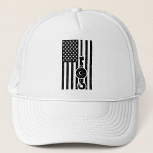Casquette FLAG AMÉRICAIN US FLAG Grue Opérateur Truck