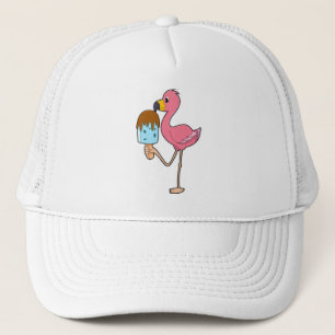 Casquette Flamant rose avec Popsicle