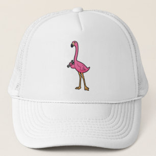 Casquette Flamant rose mécanique avec clé