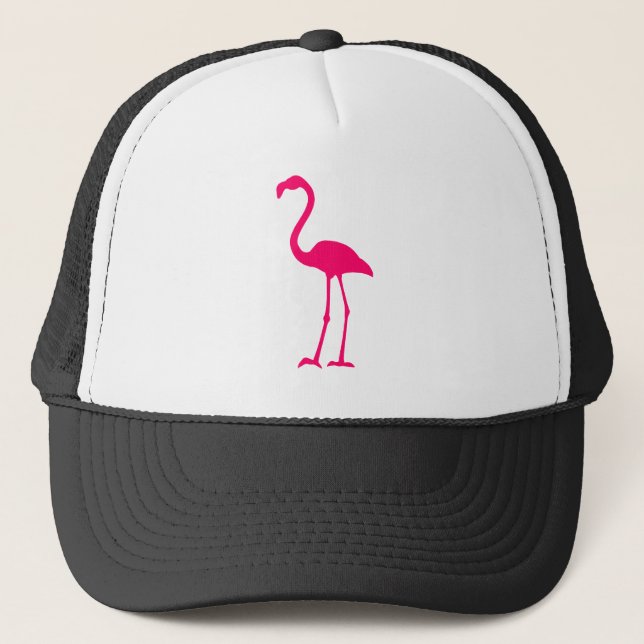 Casquette Flamant rose rose vif (Devant)