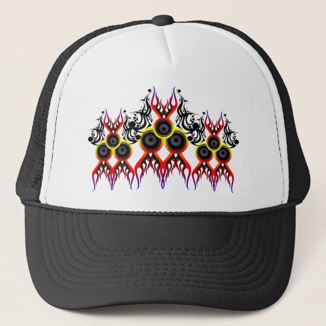 Casquette Flammes sonores (Devant)