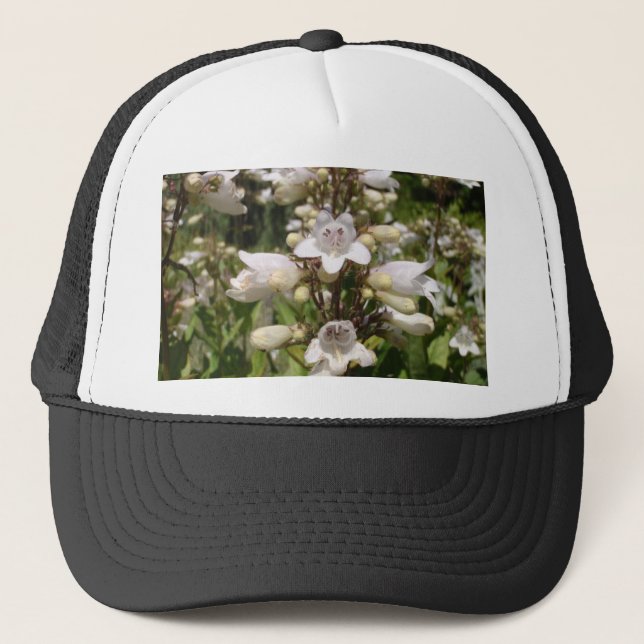 Casquette Fleur blanche (Devant)