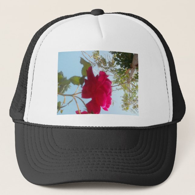 Casquette Fleur céleste : Un Rose contre le ciel (Devant)