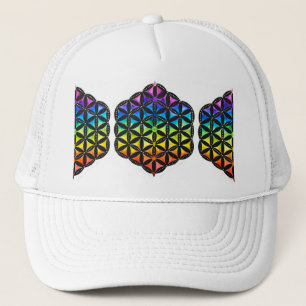 Casquette Fleur de la vie Snapback par Megaflora