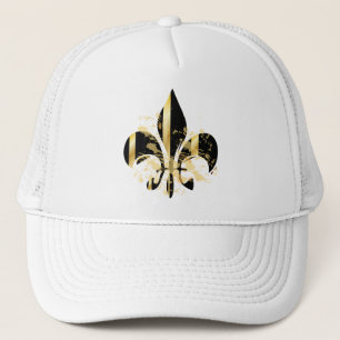 Casquette Fleur de Lis, texte personnalisable