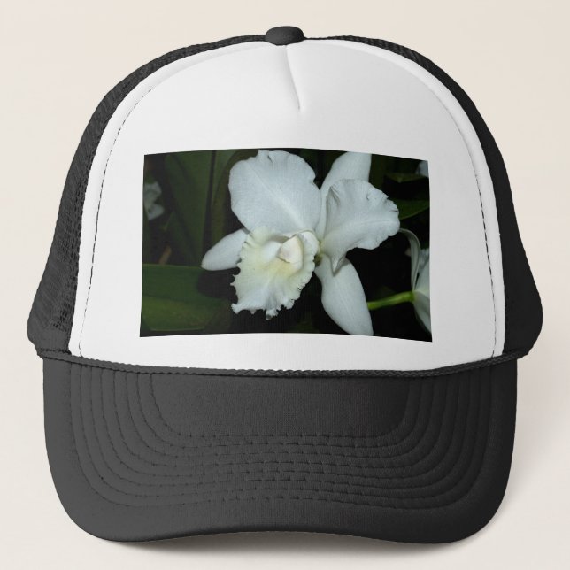 Casquette Fleur d'orchidée (Devant)