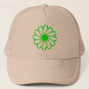 Casquette Fleur géométrique