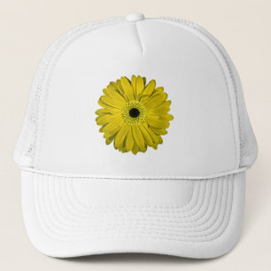 Casquette Fleur jaune