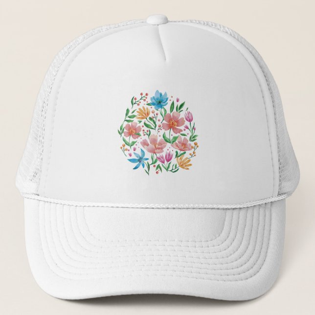 Casquette Fleur sauvage (Devant)